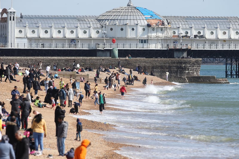 The fourth most common place people left the area for was Brighton and Hove, with 522 arrivals in the year to June 2019.