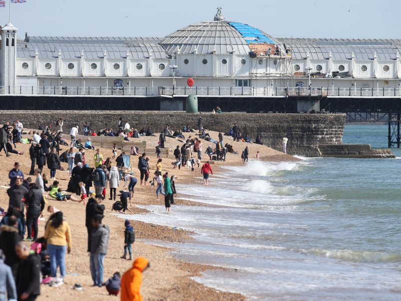 The fourth most common place people left the area for was Brighton and Hove, with 522 arrivals in the year to June 2019.