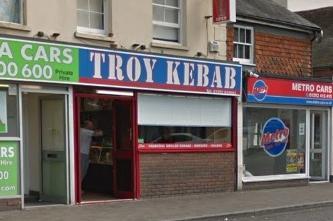 Troy Kebab in the High Street has a rating of 4.2/5 from 293 Google reviews