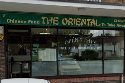 The Oriental in Pound Hill has a rating of 4.5/5 from 174 Google reviews