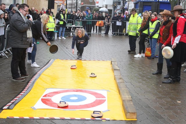 The annual contest, organised by Littlehampton Town Council, is back in Littlehampton High Street on Saturday, February 26, from 11am to 1pm. Teams can of three or four, made up of adults or children, will take part in Olympics-inspired events like pancake curling, a relay race and traditional pancake flipping. Call 01903 732063 or email events@littlehampton-tc.gov.uk for more information.