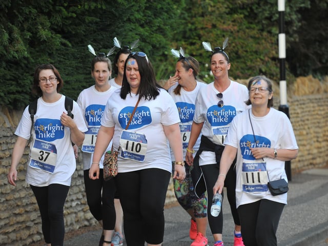 The Starlight Hike from Sue Ryder at Thorpe Hall. EMN-150808-225256009