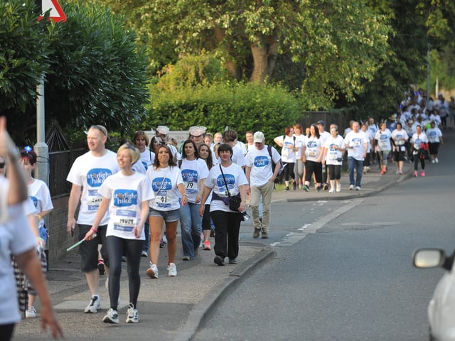 The Starlight Hike from Sue Ryder at Thorpe Hall. EMN-150808-225207009
