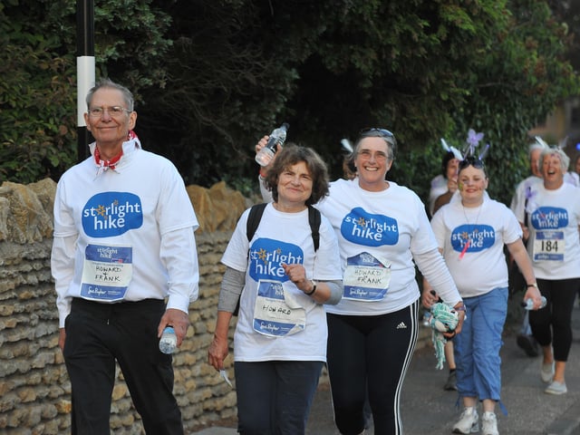 The Starlight Hike from Sue Ryder at Thorpe Hall. EMN-150808-225440009