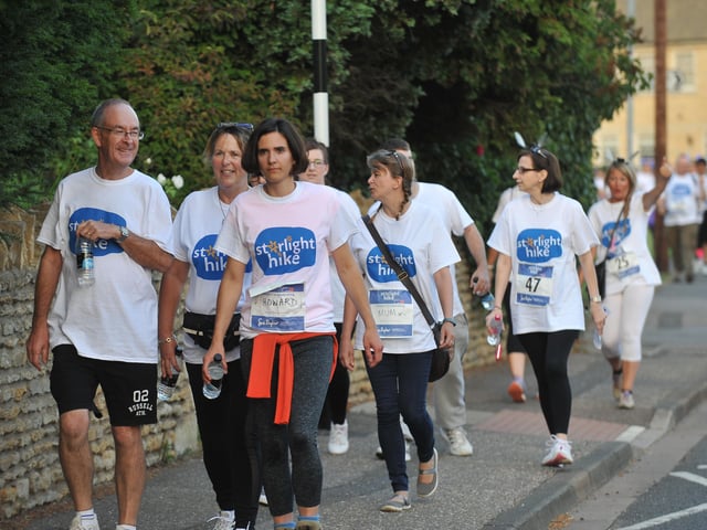 The Starlight Hike from Sue Ryder at Thorpe Hall. EMN-150808-225323009