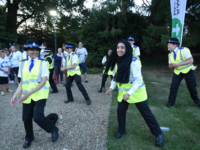 The Starlight Hike from Sue Ryder at Thorpe Hall. EMN-150808-230812009