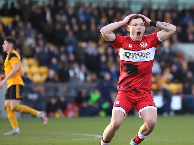 Jordon Crawford's reaction sums things up as he saw an effort come back off the underside of the crossbar