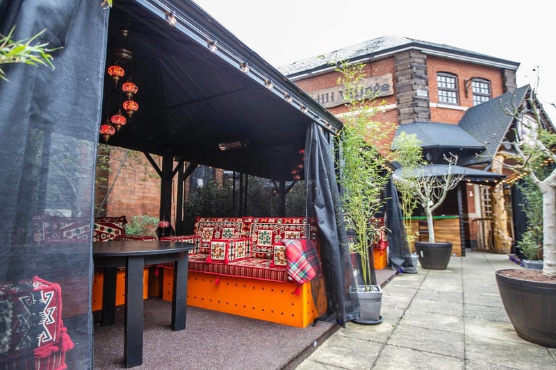 There are five gazebos in the garden. Photo: Kirsty Edmonds.