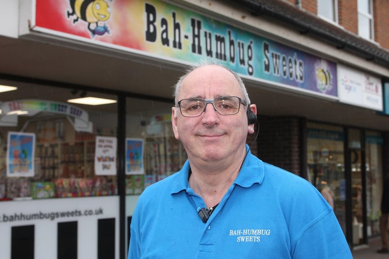Paul Wakeham, vice chairman of The Littlehampton Traders Partnership and owner of Bah-Humbug Sweets. Photo by Derek Martin Photography