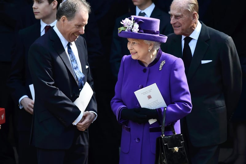 The son of Princess Margaret (the Queen's sister) and Antony Armstrong-Jones, 1st Earl of Snowdon. He is the nephew of Queen Elizabeth II. Pictured here with his aunt and uncle in 2017. Photo by Hannah McKay - WPA Pool /Getty Images