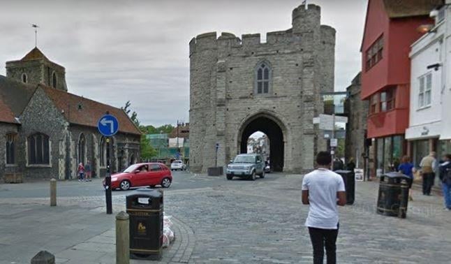 Sixth was Canterbury with 81arrivals from Hastings in the year to June 2019. Picture: Google