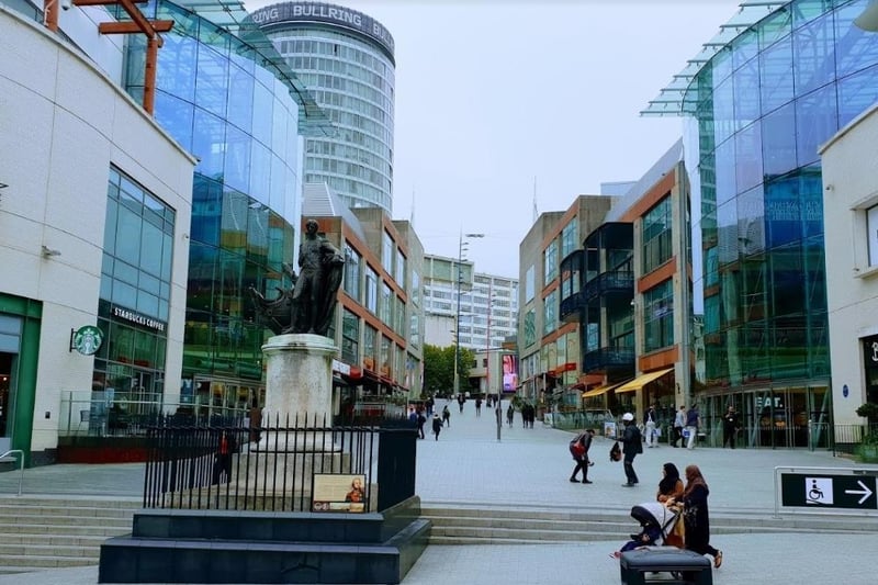 113 people moved to Birmingham in the year to June 2019