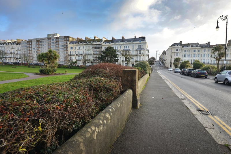 Sixth was Central St Leonards where the average price rose to £185,446 up by 0.7% in the year to September 2020.
