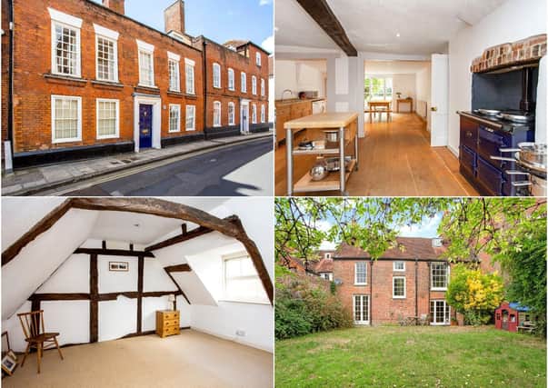 The Grade II listed townhouse in Chichester city centre is on the market for £1,250,000