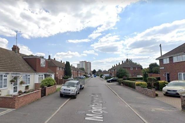 The eighth biggest price hike was in Leagrave where the average price rose to £249,086, up by 4.3% on the year to September 2019. Overall, 74 houses changed hands here between October 2019 and September 2020, a drop of 20% in property sales. Photo: Google
