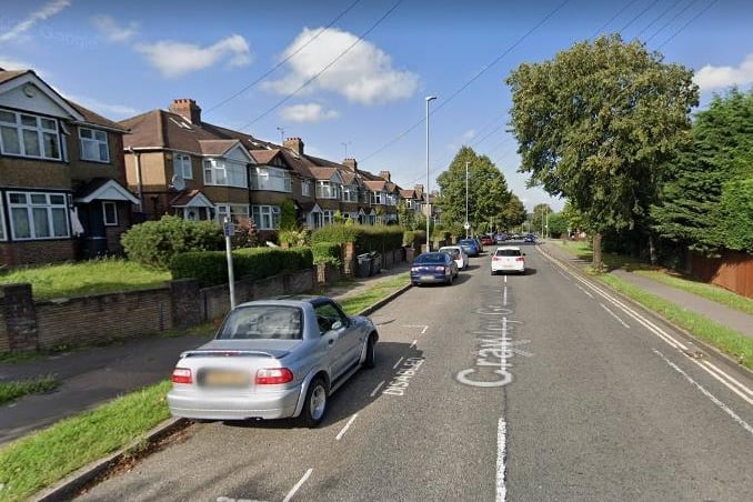 The fifth biggest price hike was in St Anns Hill where the average price rose to £273,504, up by 6.7% on the year to September 2019. Overall, 169 houses changed hands here between October 2019 and September 2020, a drop of 21% in property sales. Photo: Google
