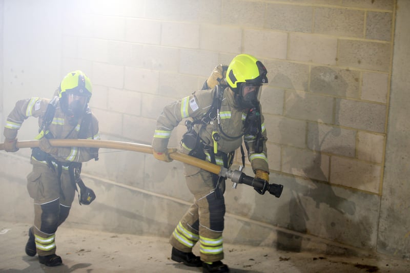 Firefighters carried out a huge exercise SUS-210505-172204001
