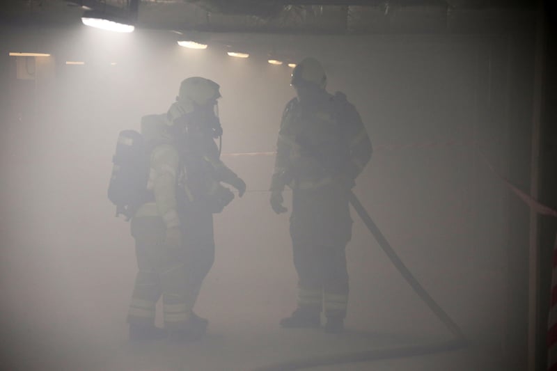 Firefighters carried out a huge exercise SUS-210505-174028001