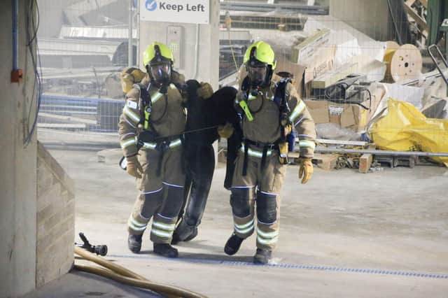 Firefighters carried out a huge exercise SUS-210505-174137001