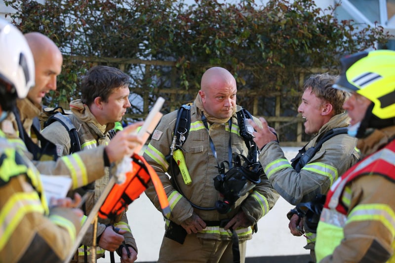 Firefighters carried out a huge exercise SUS-210505-172933001