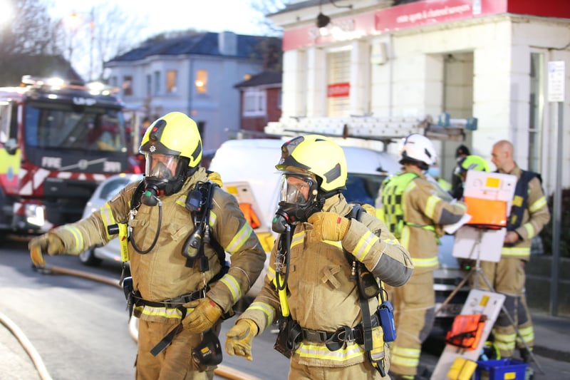 Firefighters carried out a huge exercise SUS-210505-172740001