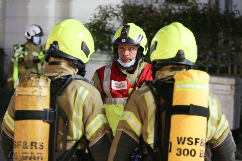 Firefighters carried out a huge exercise SUS-210505-171742001