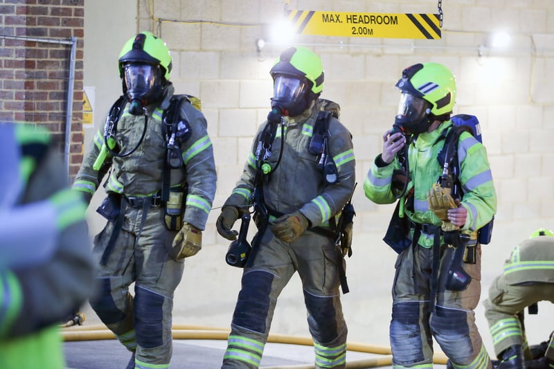 Firefighters carried out a huge exercise SUS-210505-173325001