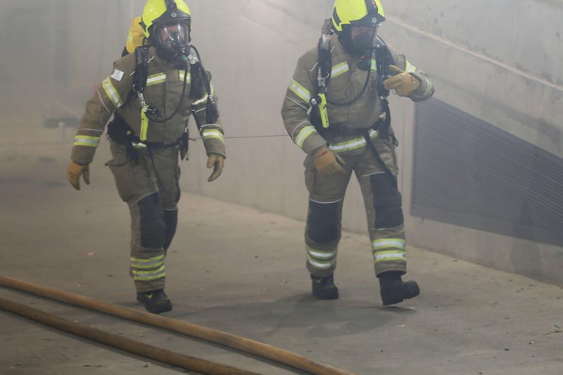 Firefighters carried out a huge exercise SUS-210505-171754001