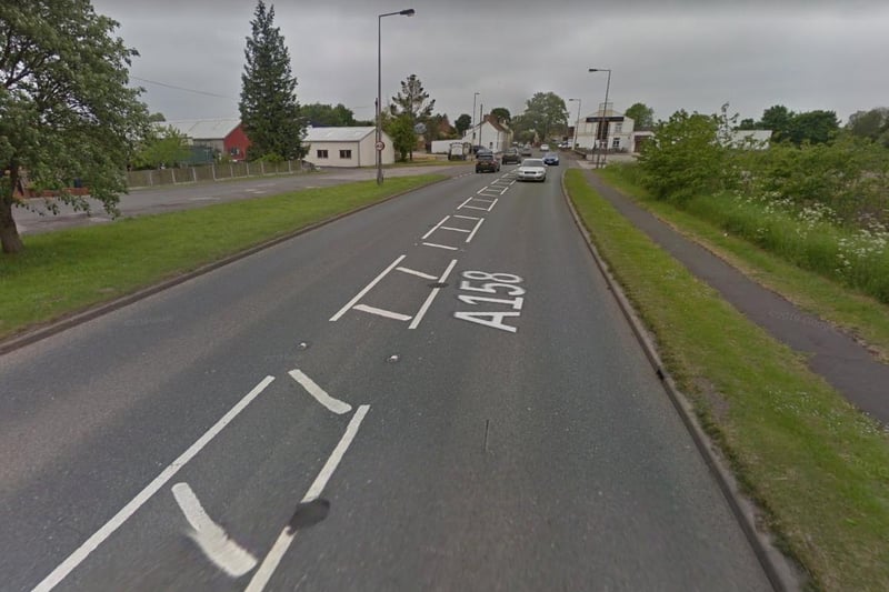 A158 from Lincoln to Horncastle. Photo: Google Street View