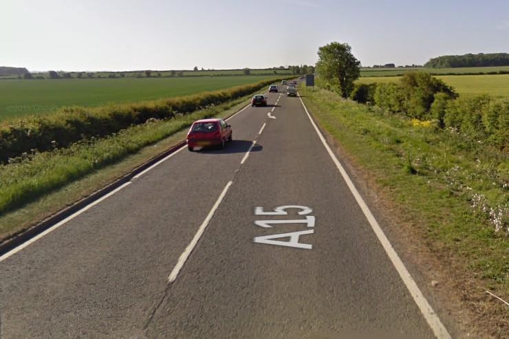 The A15 between Sleaford and Lincoln. Photo: Google Street View
