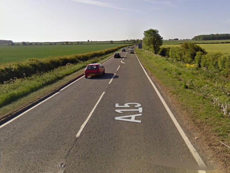 The A15 between Sleaford and Lincoln. Photo: Google Street View