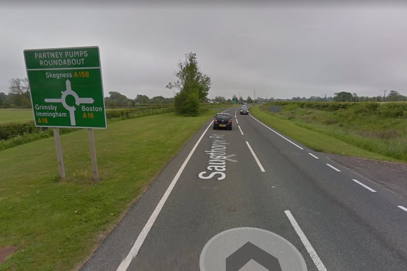 The A158 between Horncastle and Skegness. Photo: Google Street View