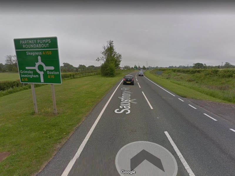 The A158 between Horncastle and Skegness. Photo: Google Street View