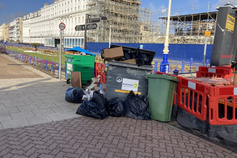 Rubbish in Eastbourne