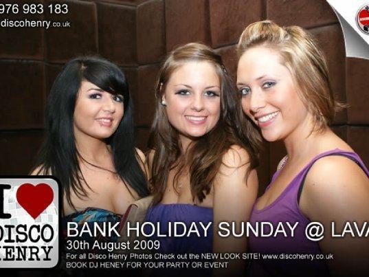 August Bank Holiday Sunday in 2009 at Lava Ignite. Photo: Disco Henry