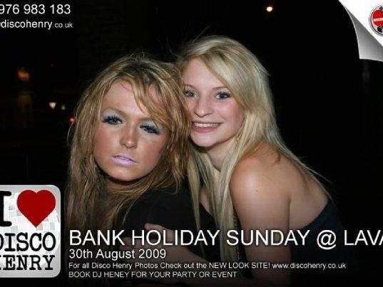 August Bank Holiday Sunday in 2009 at Lava Ignite. Photo: Disco Henry