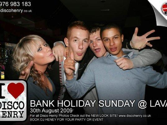 August Bank Holiday Sunday in 2009 at Lava Ignite. Photo: Disco Henry