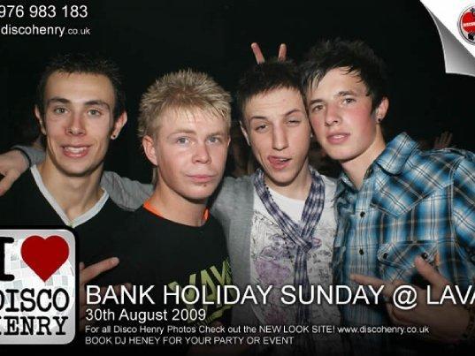 August Bank Holiday Sunday in 2009 at Lava Ignite. Photo: Disco Henry