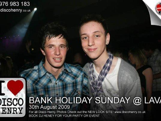 August Bank Holiday Sunday in 2009 at Lava Ignite. Photo: Disco Henry