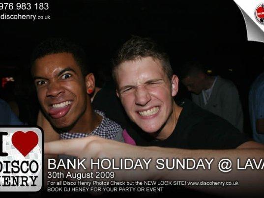 August Bank Holiday Sunday in 2009 at Lava Ignite. Photo: Disco Henry