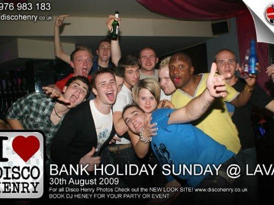 August Bank Holiday Sunday in 2009 at Lava Ignite. Photo: Disco Henry