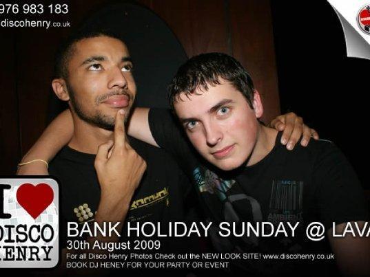 August Bank Holiday Sunday in 2009 at Lava Ignite. Photo: Disco Henry