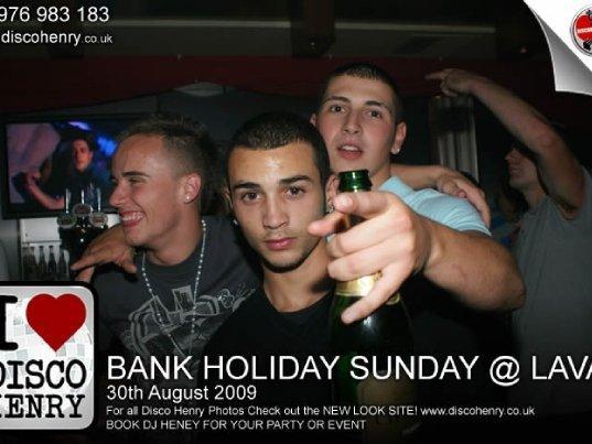 August Bank Holiday Sunday in 2009 at Lava Ignite. Photo: Disco Henry