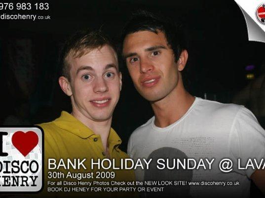 August Bank Holiday Sunday in 2009 at Lava Ignite. Photo: Disco Henry