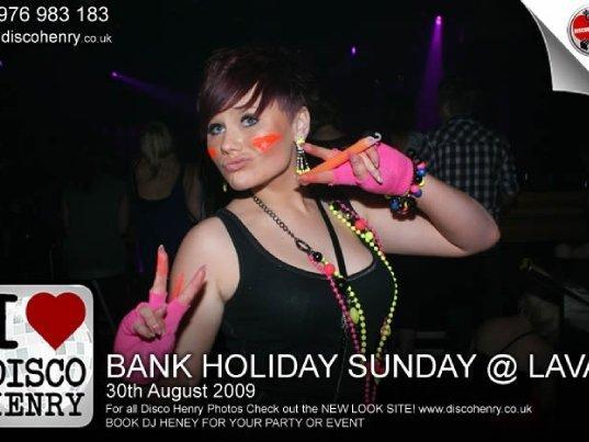 August Bank Holiday Sunday in 2009 at Lava Ignite. Photo: Disco Henry
