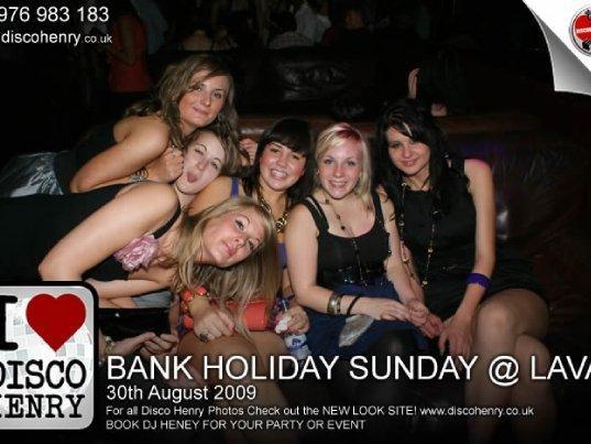 August Bank Holiday Sunday in 2009 at Lava Ignite. Photo: Disco Henry