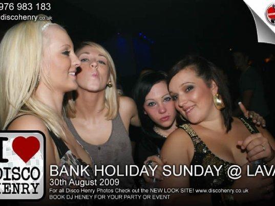 August Bank Holiday Sunday in 2009 at Lava Ignite. Photo: Disco Henry