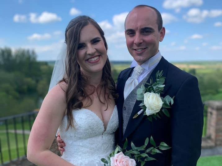 Mr and Mrs Harris tied the knot at Helidon Lakes Golf and Spa Hotel on May 29 2021 - congratulations!