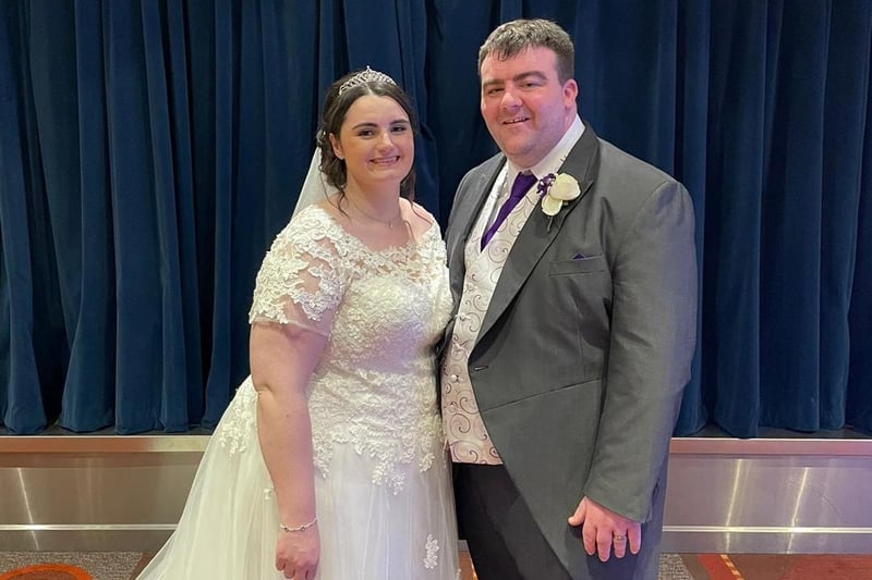Luke and Emma Plows finally got married on May 22 at St John the Baptist Church in Hartwell after their wedding was postponed from last year - congratulations to the happy couple!