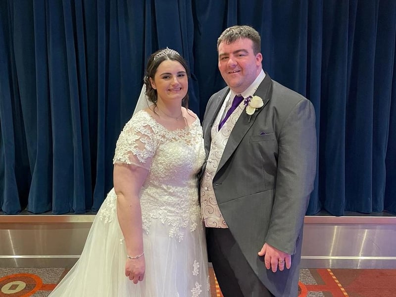 Luke and Emma Plows finally got married on May 22 at St John the Baptist Church in Hartwell after their wedding was postponed from last year - congratulations to the happy couple!